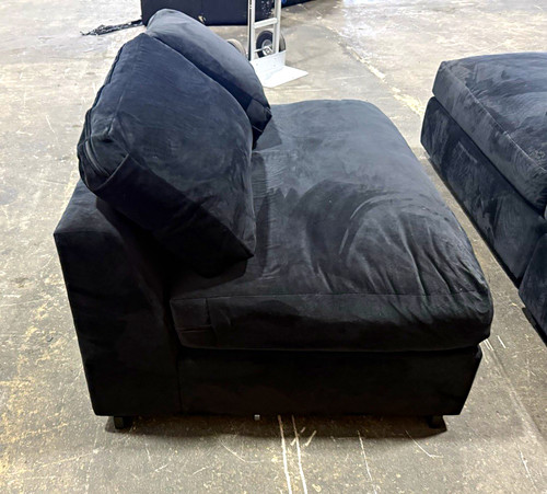 Black set piece fabric - piece,