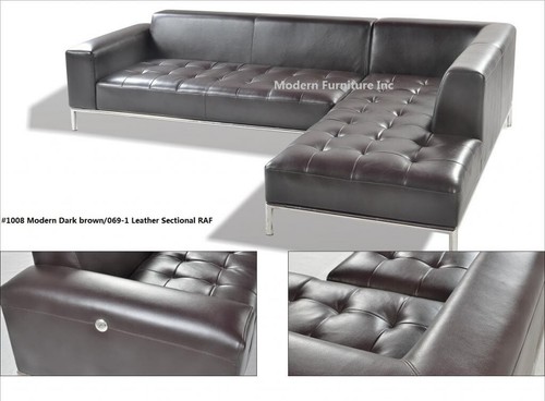 Modern contemporary leather - contemporary,