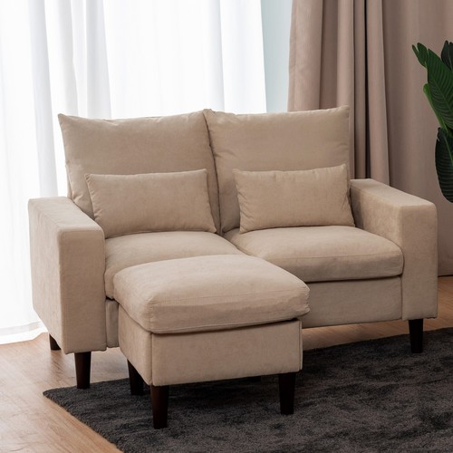 Modern seats loveseat - modern, 2