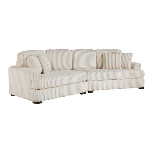 Beige curvy corduroy - beige,