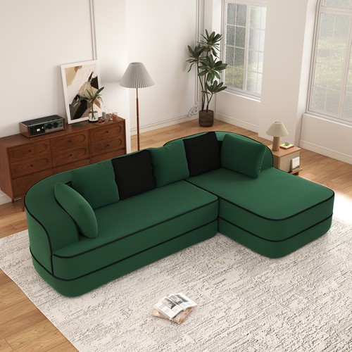 106 green teddy - green, velvet